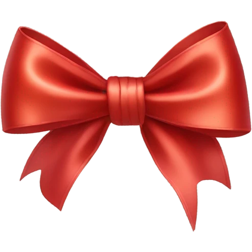 Red bow emoji