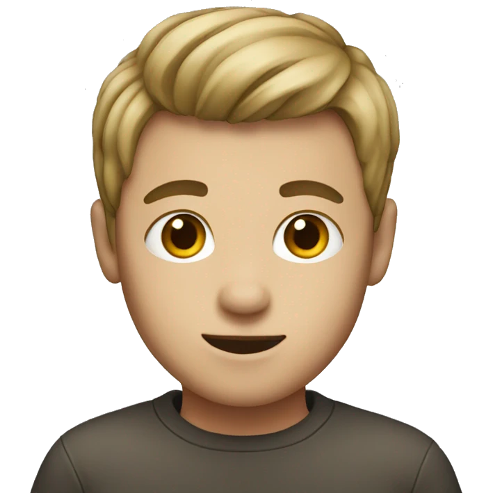 Create a boy face emoji
