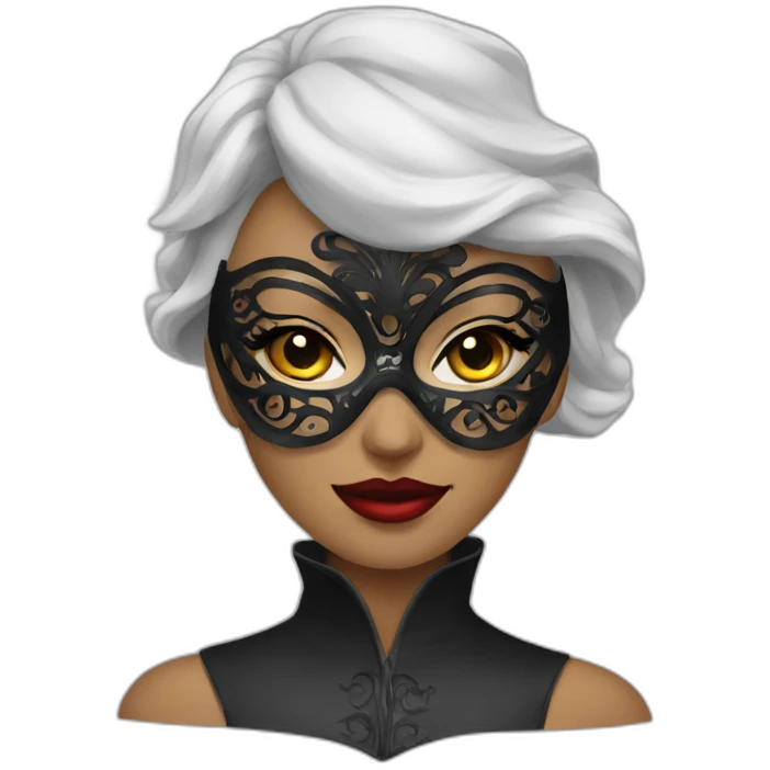 mistress with a mask emoji