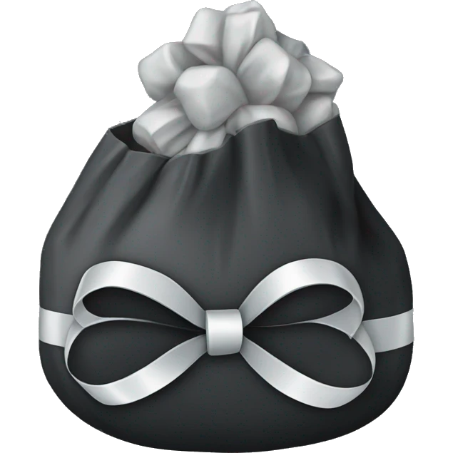 Lump Coal with a bow emoji