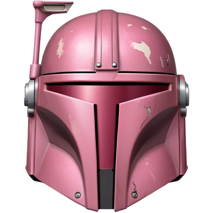 pink mandalorian helmet emoji