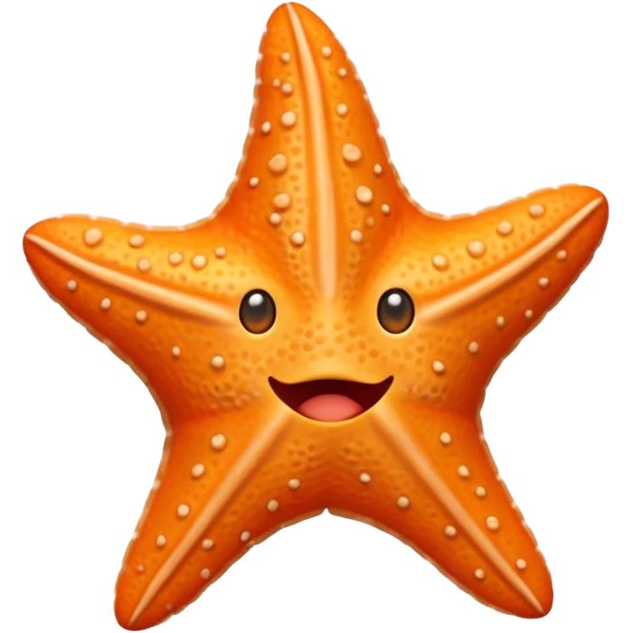 Give me a picture of an animated talking starfish that coughs emoji