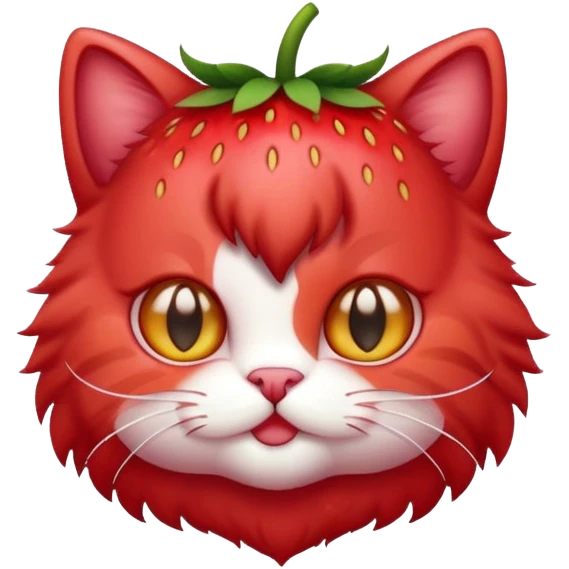 strawberry kitty emoji