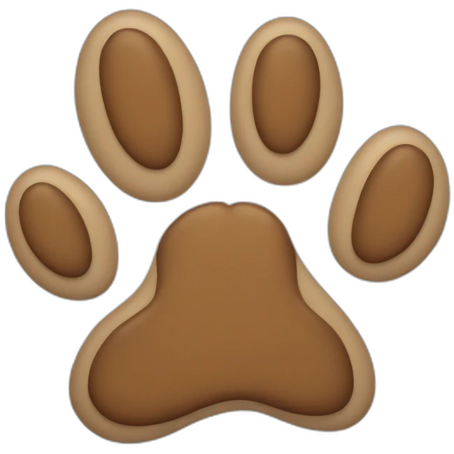 dog paw emoji