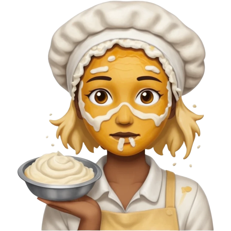 Female pie fight emoji
