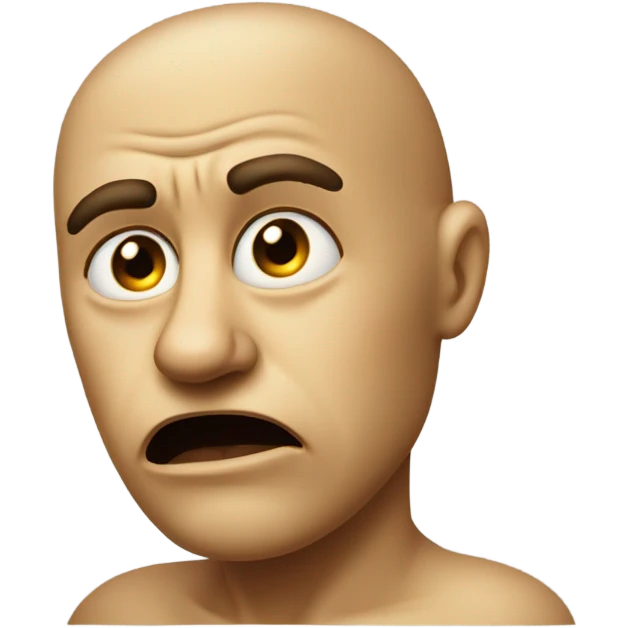 Annoyed knee emoji