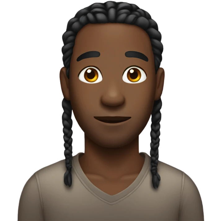 Black men with braids  emoji