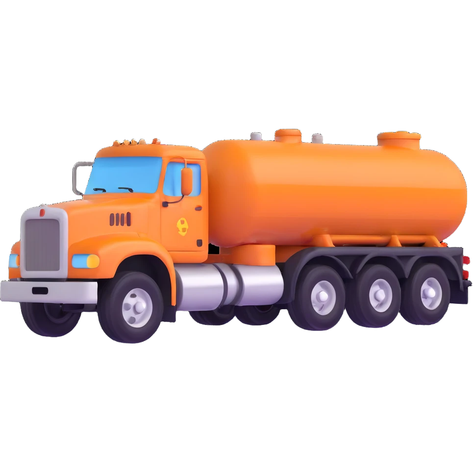 tanker truck with liquid cargo emoji