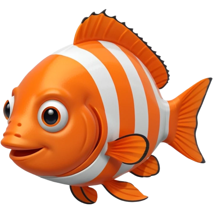 nemo fish, front view emoji