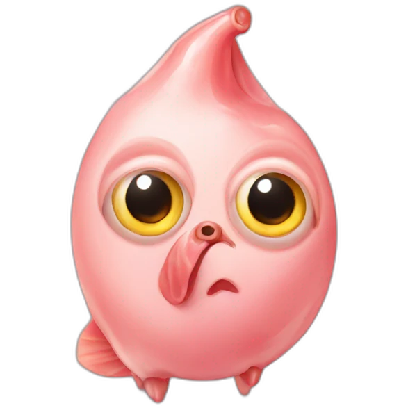 Cute Russian ham with big eyes emoji