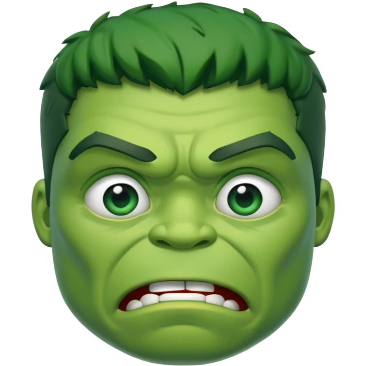 Hulk crying emoji
