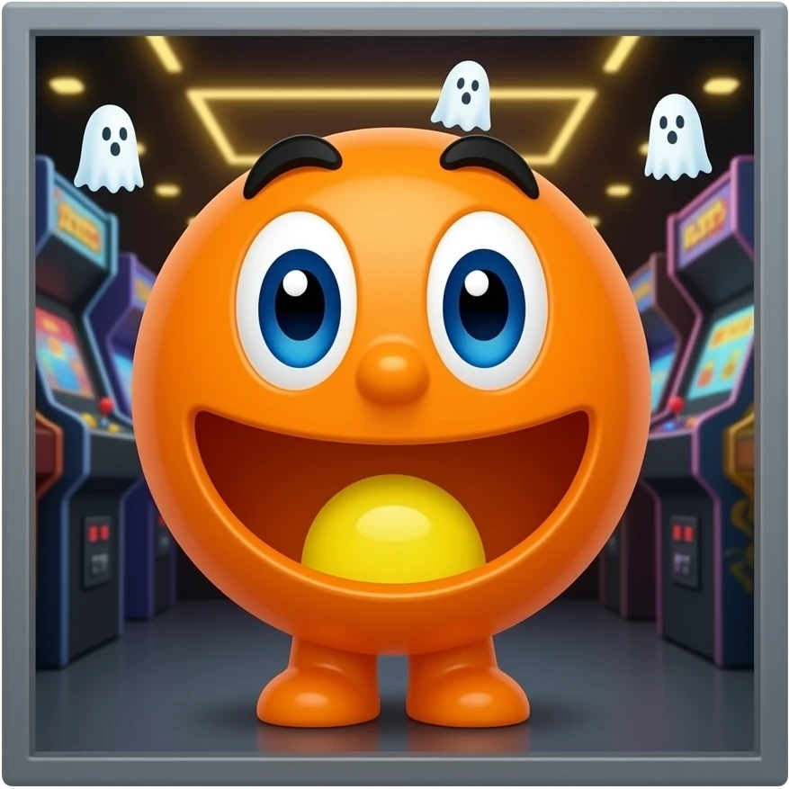 PACMAN NOT GHOST I SAID NOT GHOST emoji