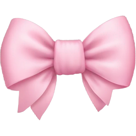 Baby pink bow  emoji