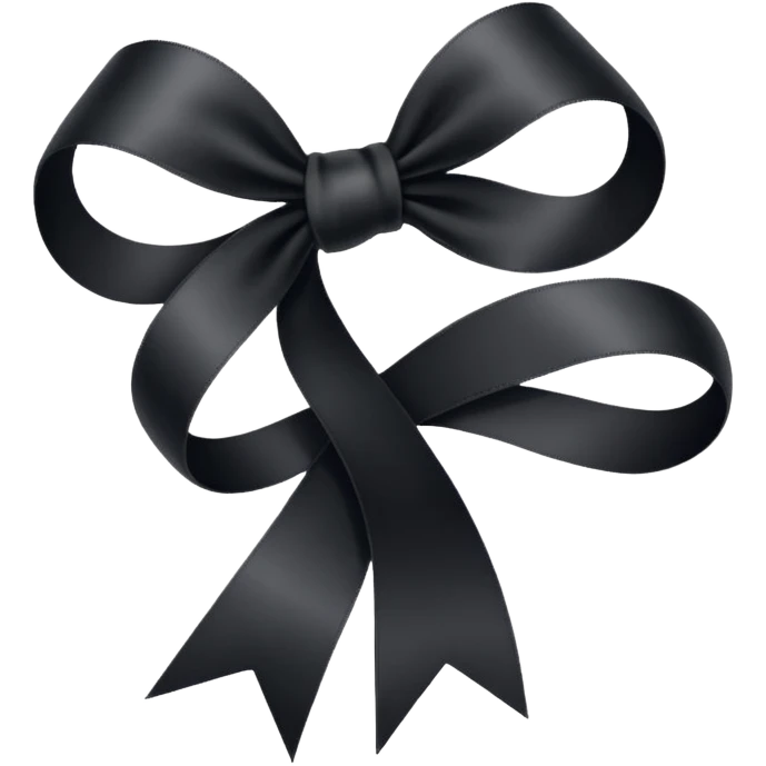 Lazo negro emoji