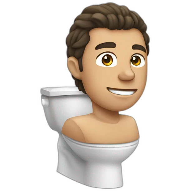 Skibidi toilet Ronaldo emoji