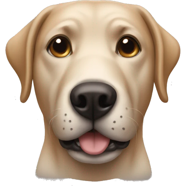 Men have dog face emoji
