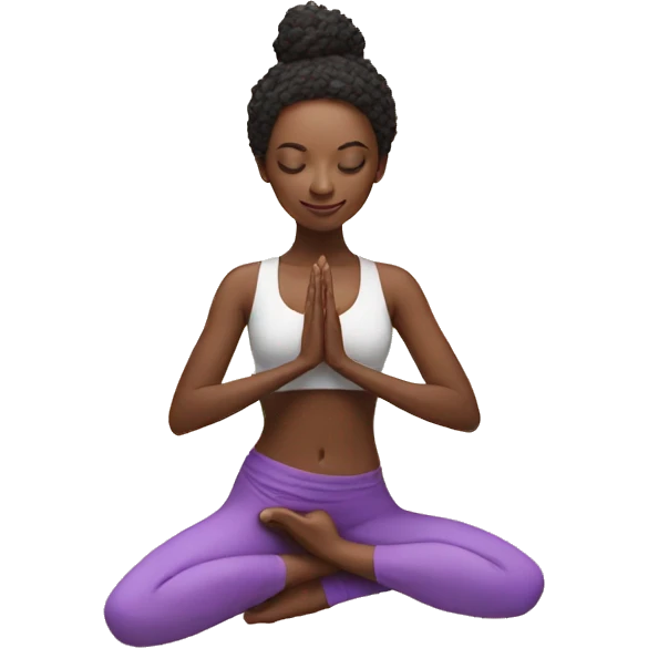 yoga and magic emoji