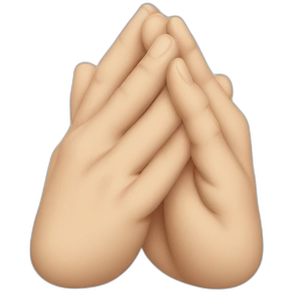 Folded hands emoji