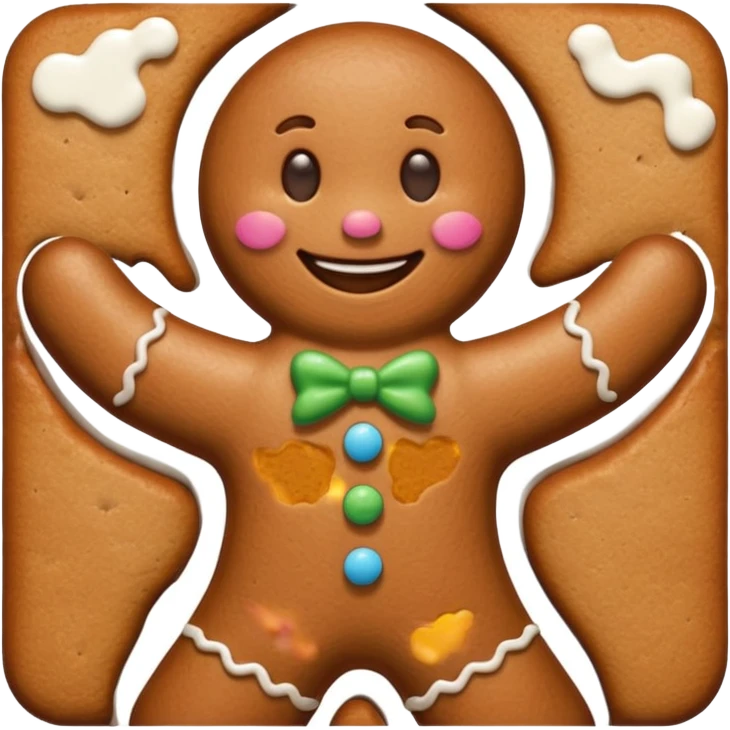 Omino pan di zenzero emoji