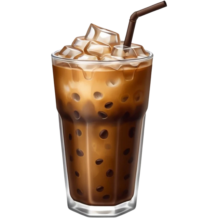 Iced coffee emoji
