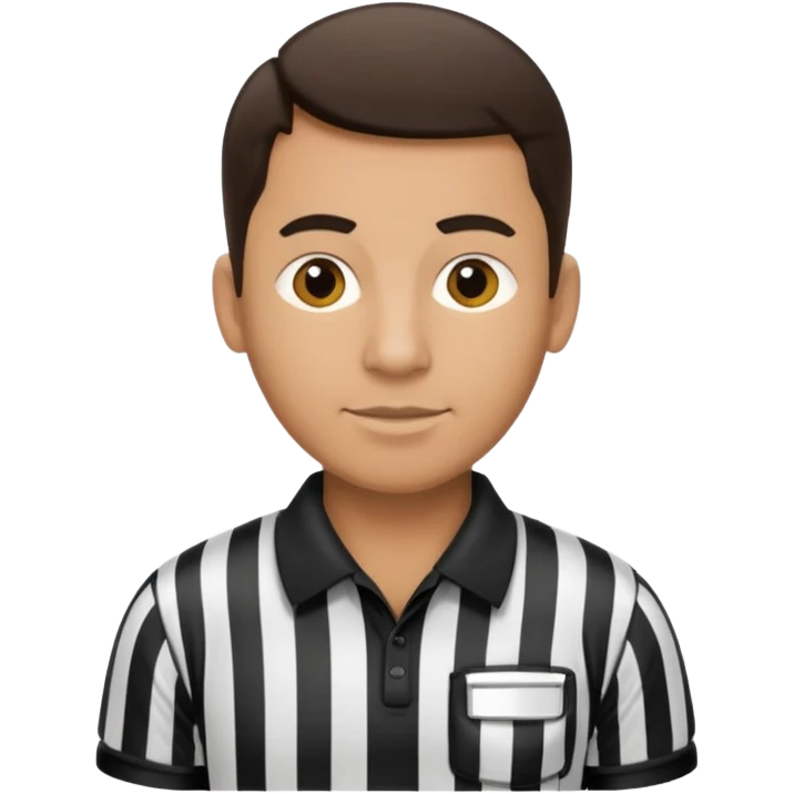 Referee, boxing emoji