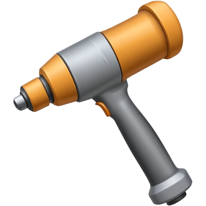 Pneumatic hammer swinging and dust particles emoji
