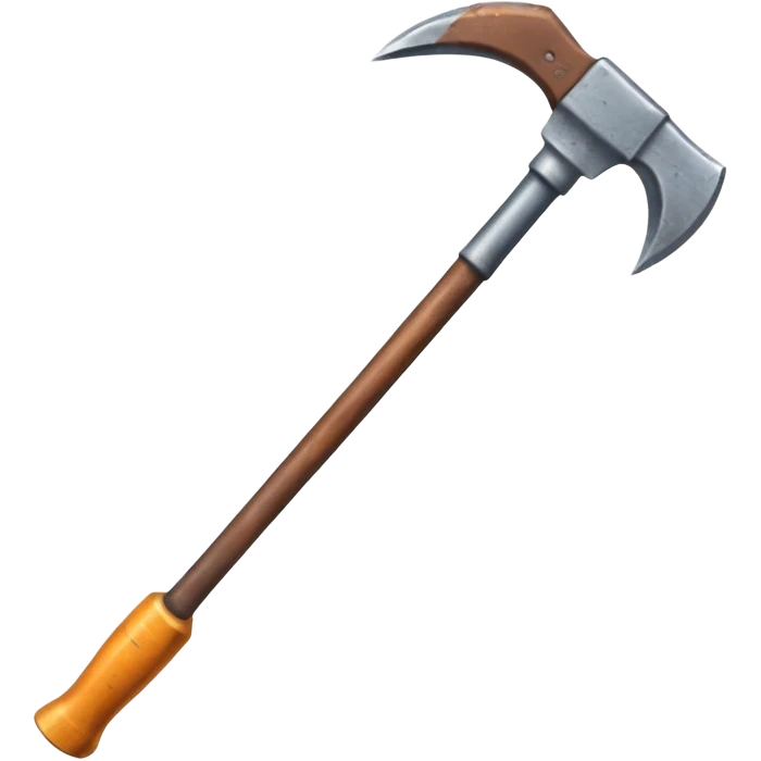 Double-sided pickaxe for mining ore emoji