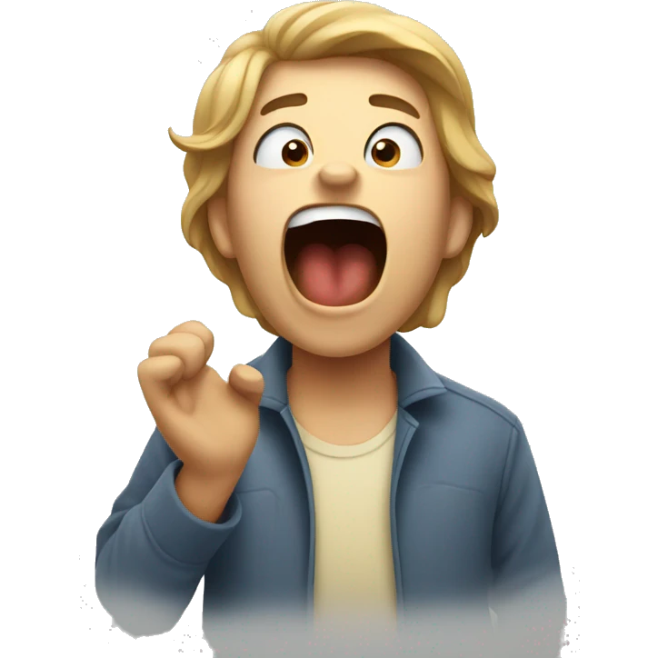 person yawning emoji