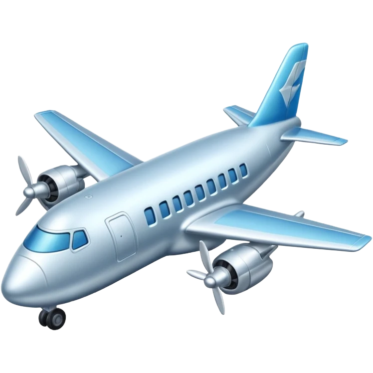 Iced plane  emoji