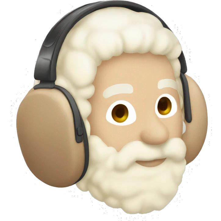 beige sherpa earmuffs emoji