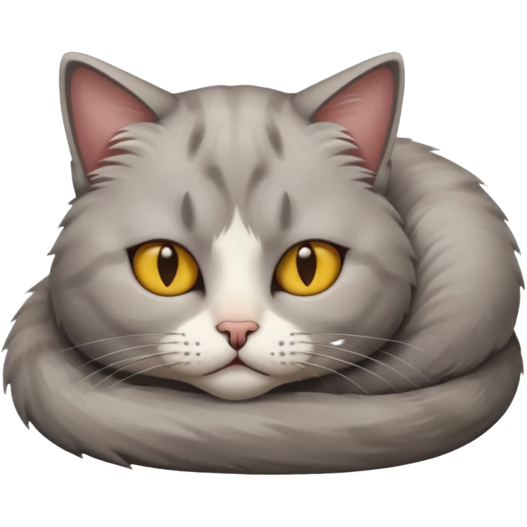 sick cat emoji