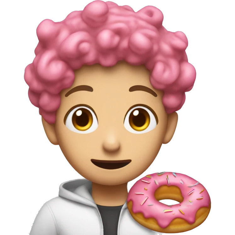 crayon shanchan with donuts emoji