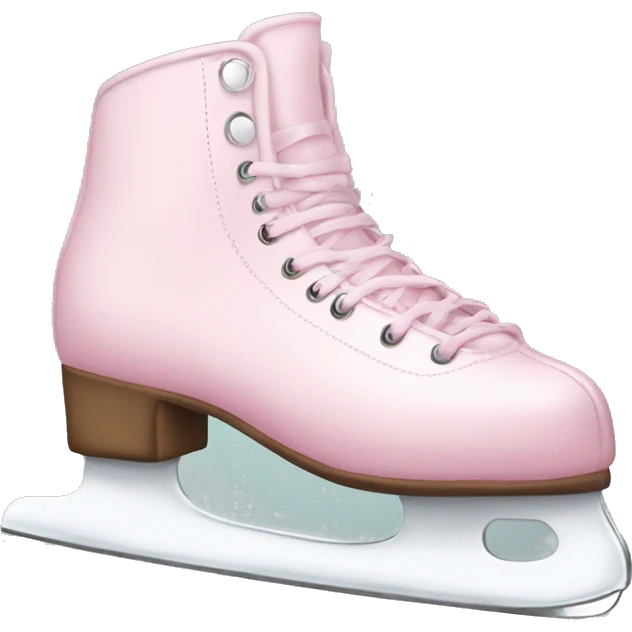 pastel pink ice skates emoji
