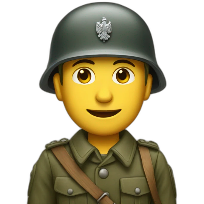 A german soldier from 1940 emoji