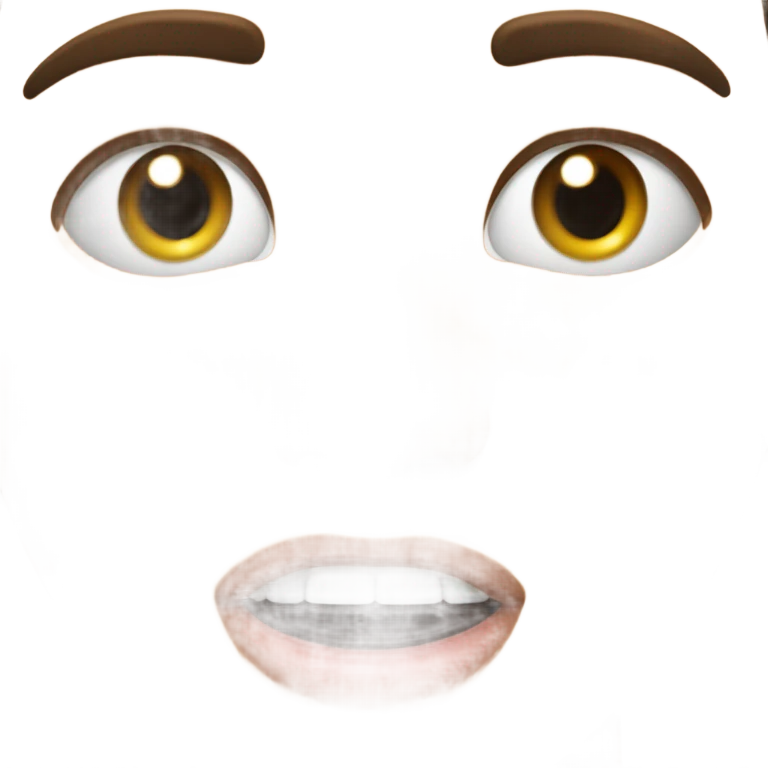 Chopped chin mewing emoji