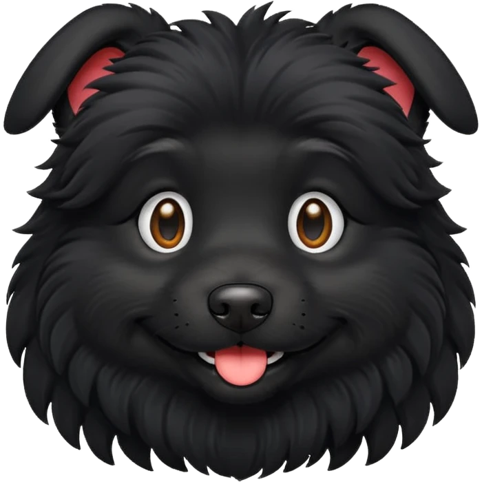perro negro emoji para copiar y egar emoji