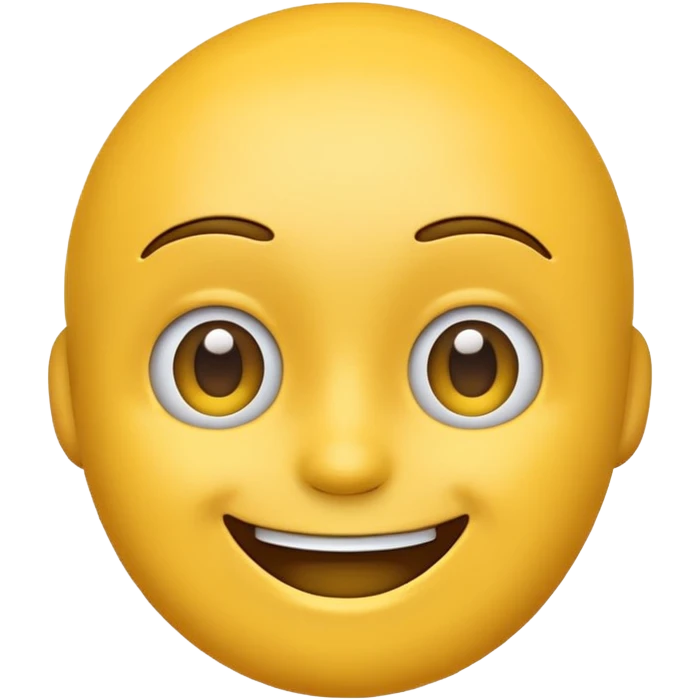 Regular emoji head  emoji