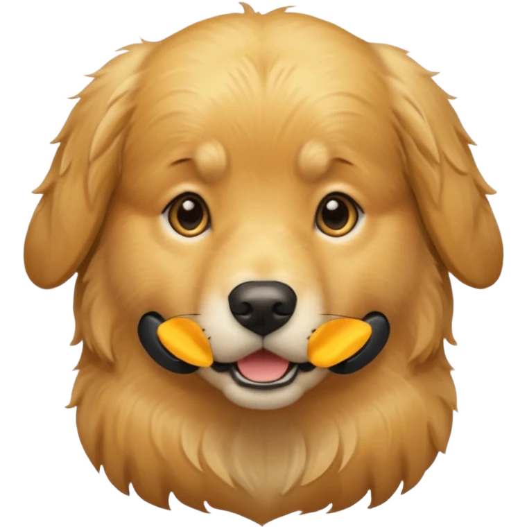 golden dog: short fur  emoji