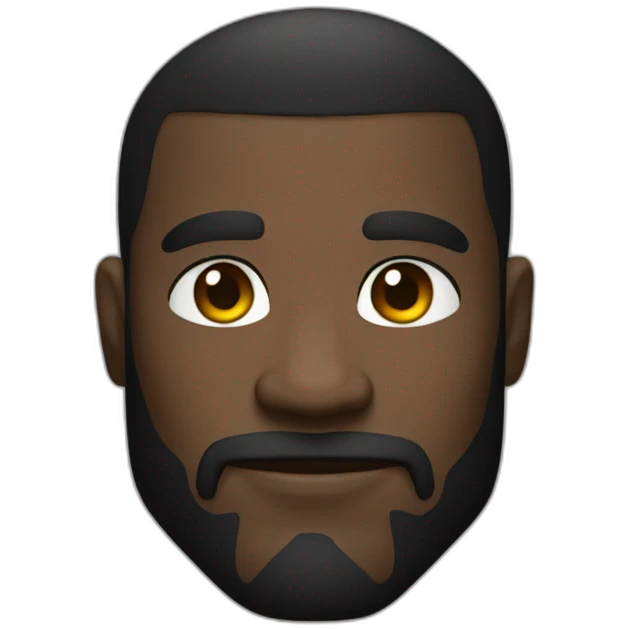 Big buff black dude emoji