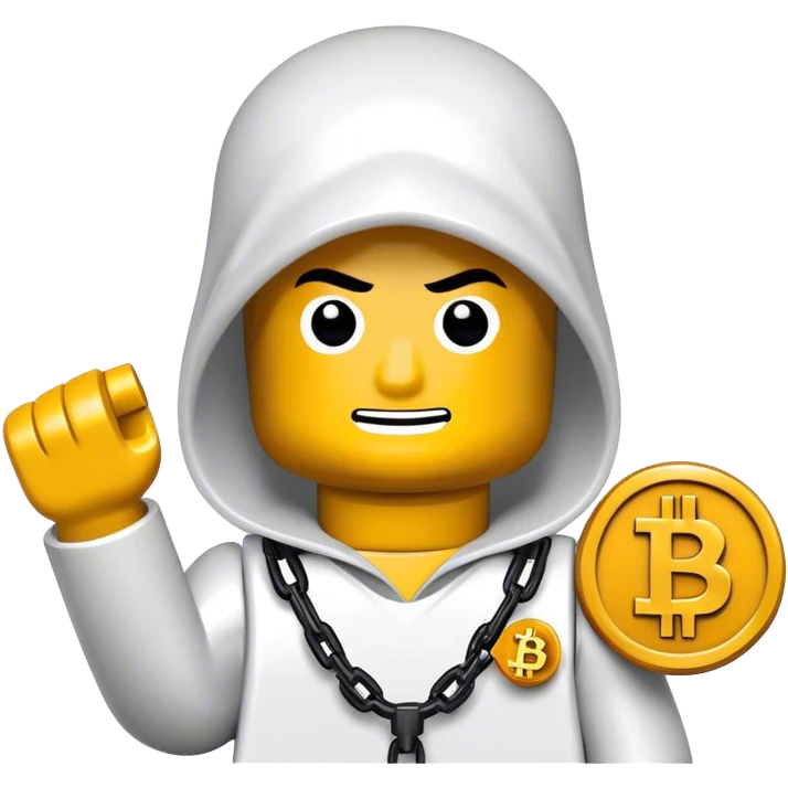 lego homme hackeur bitcoin emoji