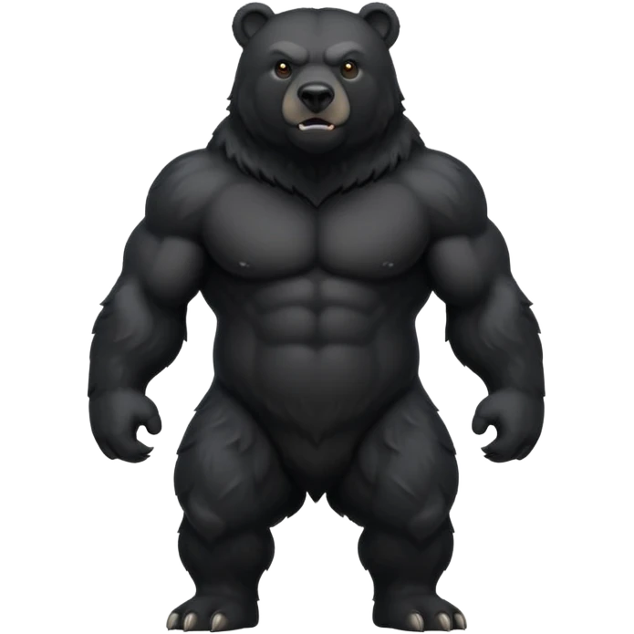 Norse Black Bear emoji