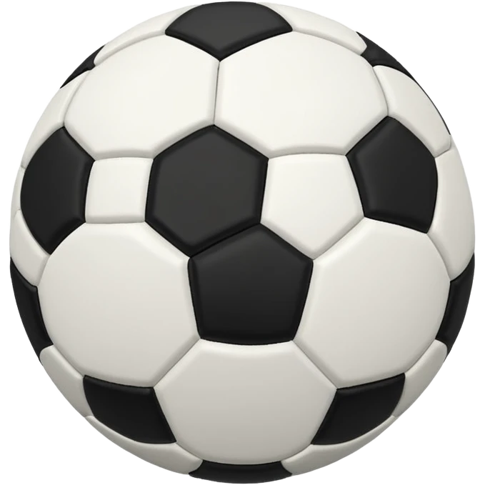 soccer ball classic panels emoji