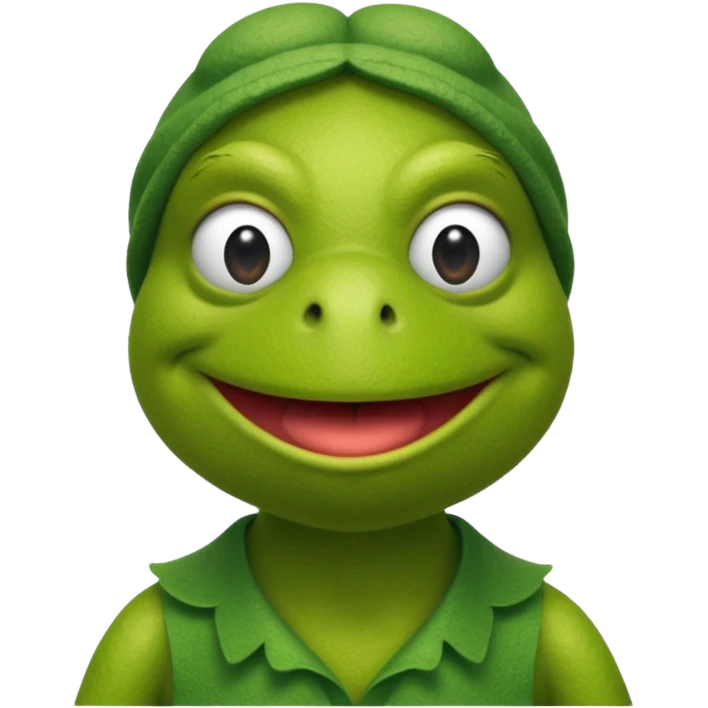 Kermit the frog with different feelings emoji