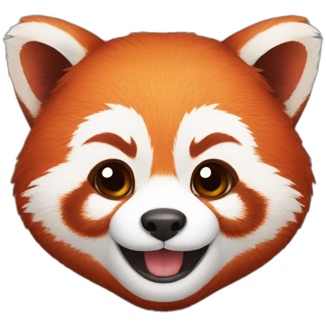 Red panda emoji