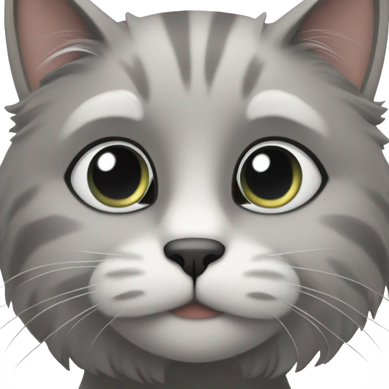 gray cat emoji