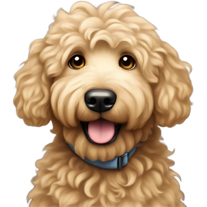 Golden doodle  emoji