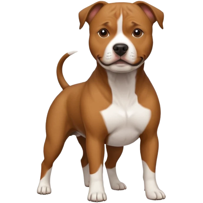 staffy dog  emoji