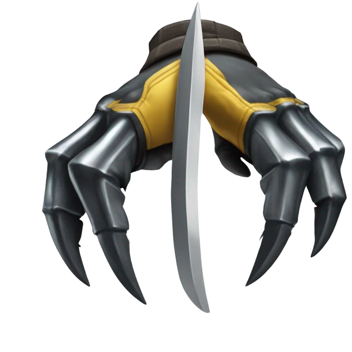 claw blades like Wolverine emoji