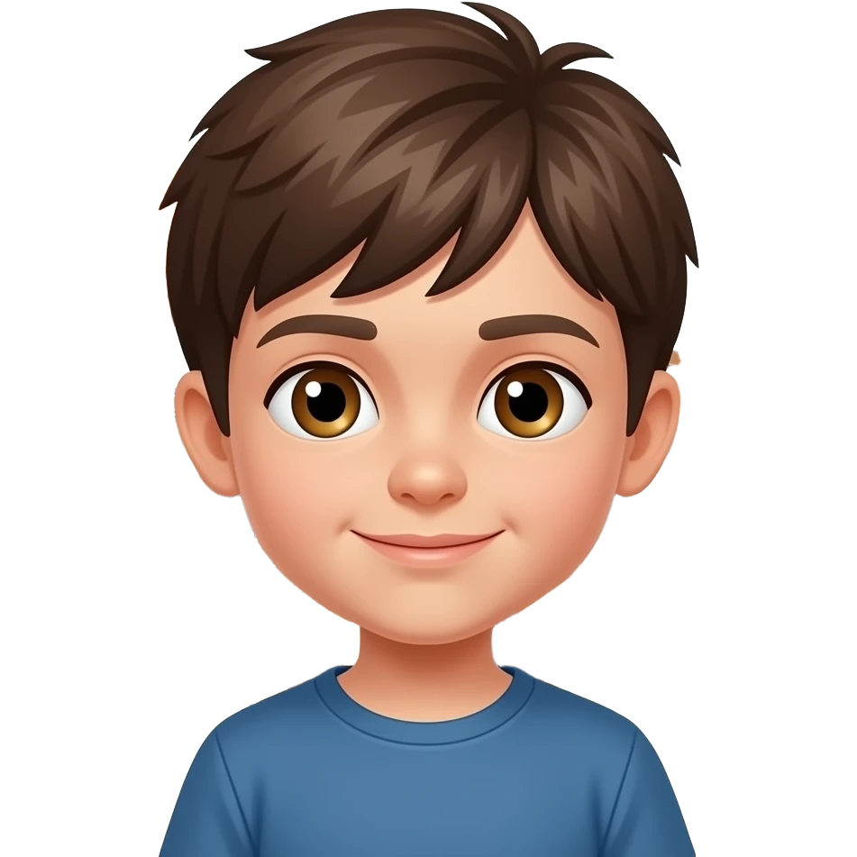 Una bambinacon capelli biondi scure e occhi hazel  davanti il Colosseo emoji