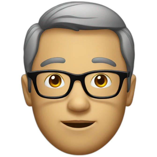 With glasses  emoji